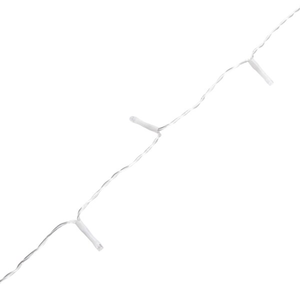 Aigostar - Catena luminosa natalizia da esterno 100xLED/8 funzioni 5,3m IP44 bianco freddo