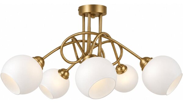 Lampadario a plafone BAROC 5xE14/40W/230V dorato