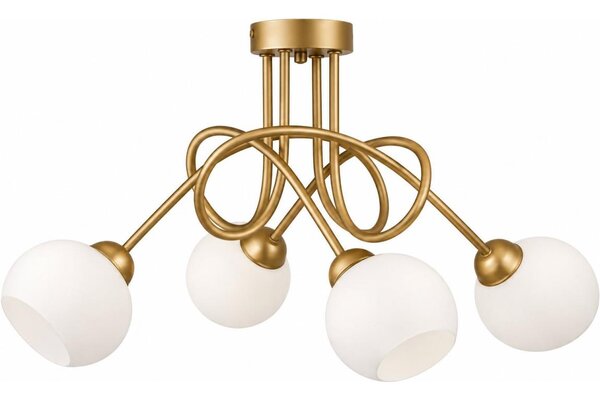 Lampadario a plafone BAROC 4xE14/40W/230V dorato