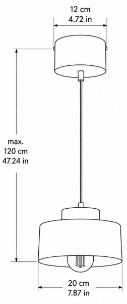 Lampadario a sospensione con cavo IGNIA 1xE27/60W/230V bordeaux/oro