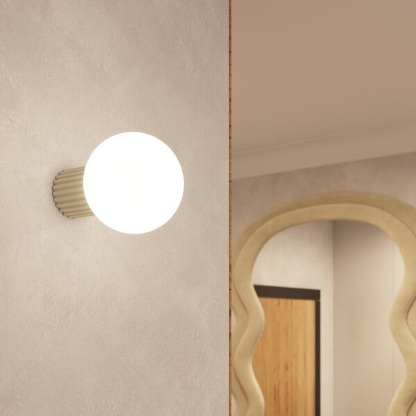 Lampada da parete color crema ø 12 cm Orbital – Sollux