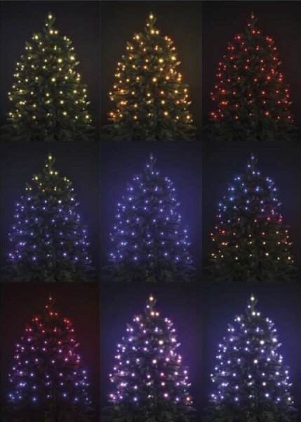 Catena da esterno LED RGB Natale 96xLED/72 modalità 13m IP44 + telecomando
