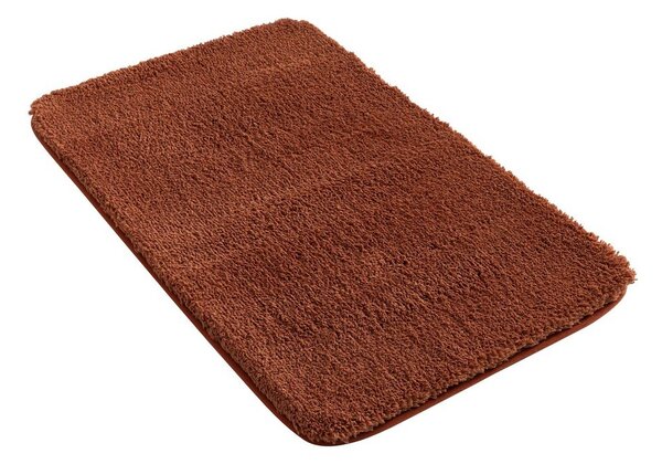 Tappetino per il bagno color terracotta 50x80 cm Mael – douceur d'intérieur