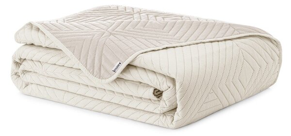 Copriletto color crema in microfibra con rivestimento trapuntato 220x240 cm Softa – Restilo
