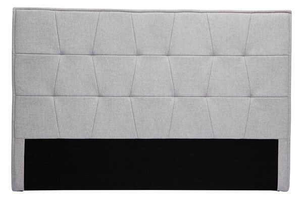 Testata letto in tessuto grigio L170 cm SUKA