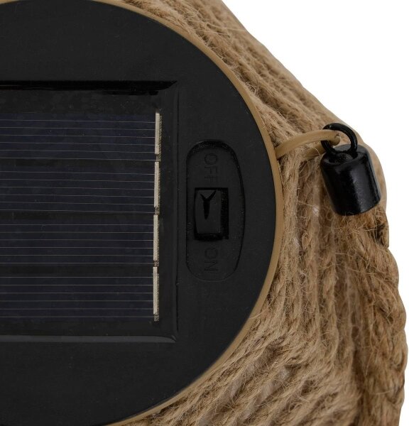 Atmosphera - Lanterna solare a LED GINA LED 1,2 V 800 mAh IP44 in iuta