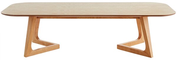 Tavolino da salotto rettangolare scandinavo legno chiaro L150 cm JUKE