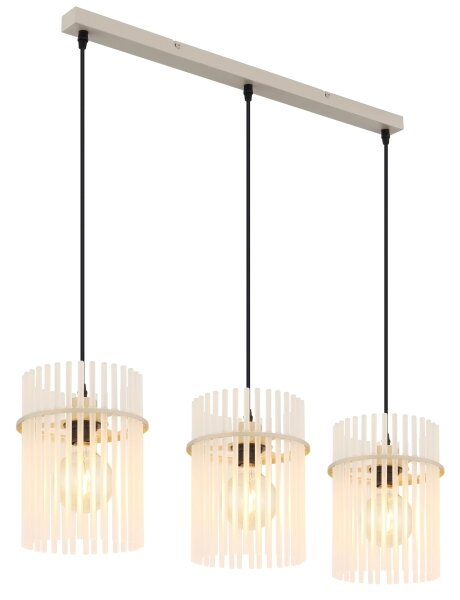 Globo 15698-3HB - Lampadario sospeso con cavo GORLEY 3xE27/60W/230V