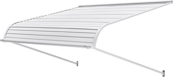 Tenda da sole per finestre e porte in alluminio - 121,9x106,6x51cm Tenda di protezione dal sole - Protezione UV per l'arredamento esterno
