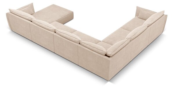 Divano angolare beige (angolo sinistro) Vanda - Mazzini Sofas