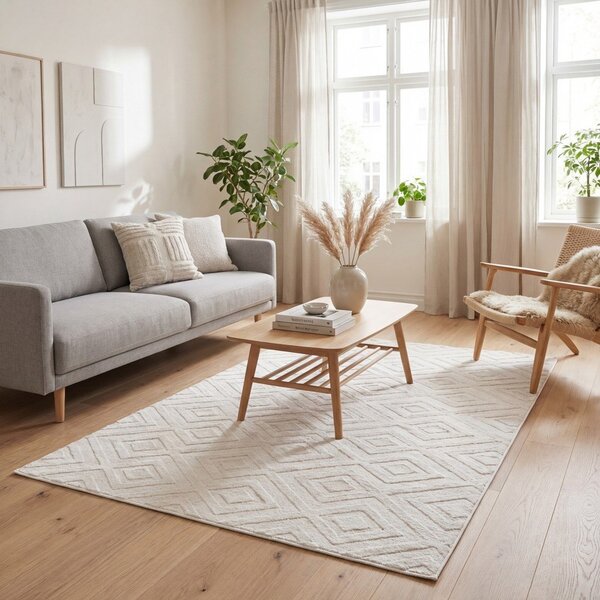 Tappeto crema 160x230 cm Estilo - Universal