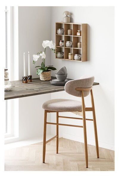 Mensola di colore naturale in pino massiccio con ripiani multipli 46 cm Moss – House Nordic