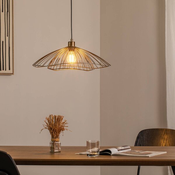 Lampada a sospensione Tel Opviq, dimmerabile, Bronzo / Ottone antico, Soggiorno / Sala da pranzo, Metallo, Lampada a sospensione