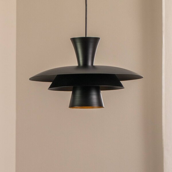 Lampada a sospensione Plato Luminex, dimmerabile, Nero, Soggiorno / Sala da pranzo, Metallo, Moderno, Lampada a sospensione