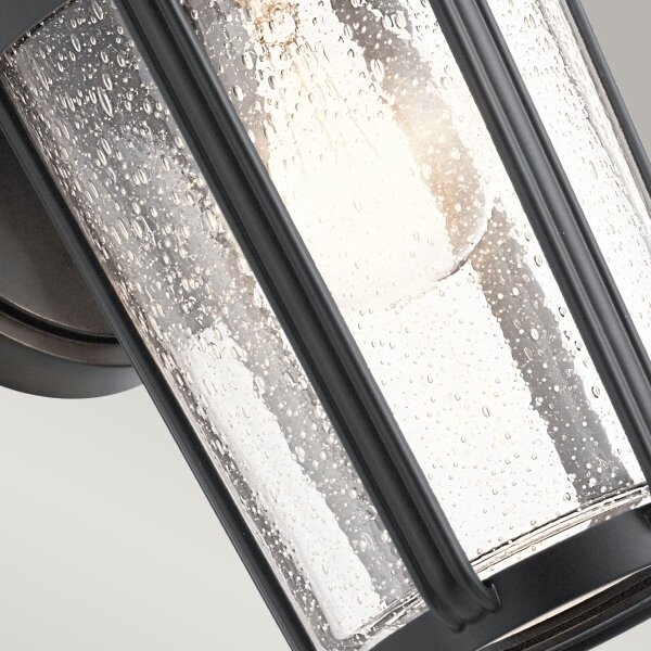 Quintiesse QN-FAIRFIELD-M-BK-Ven lampada da esterno FAIRFIELD M 1xE27/60W/230V IP44 nera