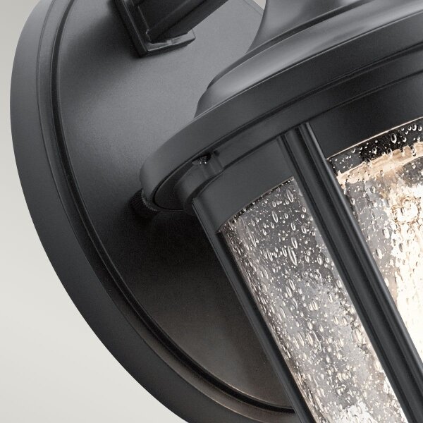 Quintiesse QN-FAIRFIELD-M-BK-Ven lampada da esterno FAIRFIELD M 1xE27/60W/230V IP44 nera