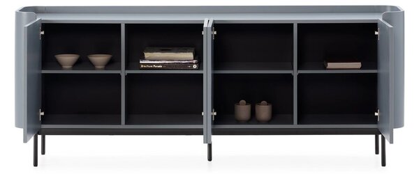 Cassettiera blu polveroso 200x80x40 cm Willa – MOME