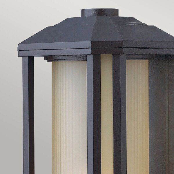 Quintiesse QN-CASTELLE-M-BZ - Applique da esterno CASTELLE M 1xE27/60W/230V IP44 nero