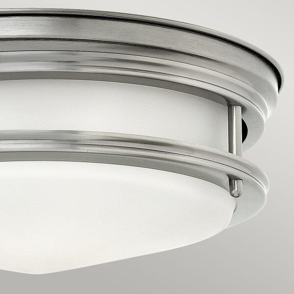 Quintiesse QN-HADRIAN-FS-AN-OPAL - Plafoniera da esterno HADRIAN 2xE27/40W/230V IP44 cromo