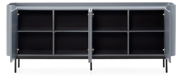 Cassettiera blu polveroso 200x80x40 cm Willa – MOME