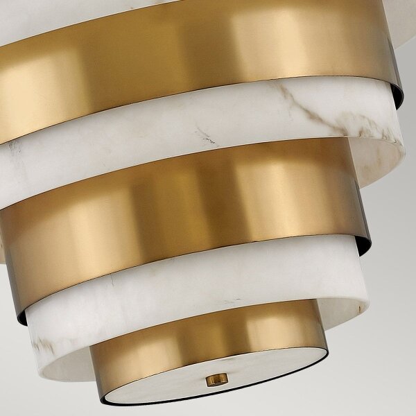 Quintiesse QN-ECHELON-8P - Lampadario a stelo ECHELON 8xE14/40W/230V, finitura oro