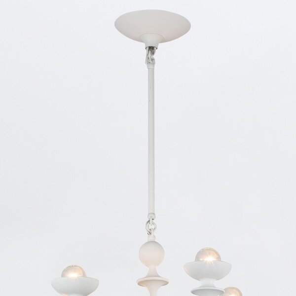 Quintiesse QN-CADENCE18-WHT - Lampadario a stelo CADENCE 18xE14/40W/230V bianco