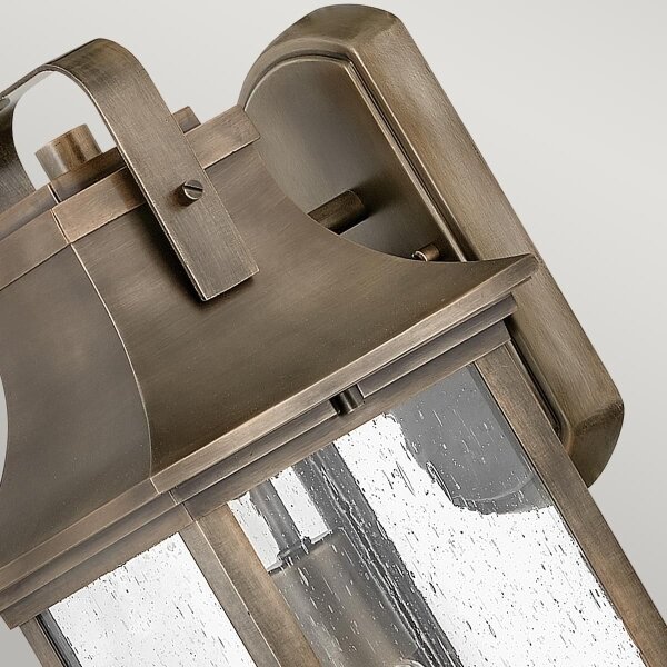 Quintiesse QN-GRANT-M-BU - Lampada da parete per esterni GRANT M 1xE27/60W/230V IP44 bronzo