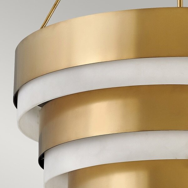 Quintiesse QN-ECHELON-8P - Lampadario a stelo ECHELON 8xE14/40W/230V, finitura oro