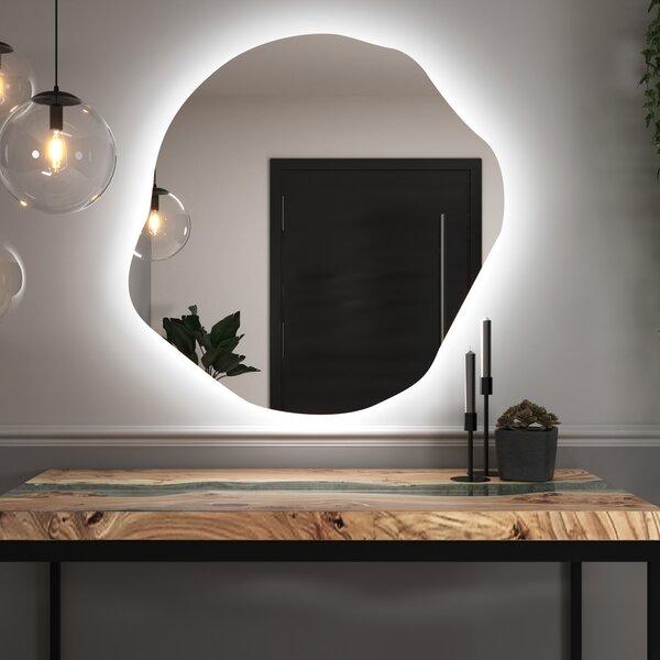 Specchio organico LED con illuminazione A35