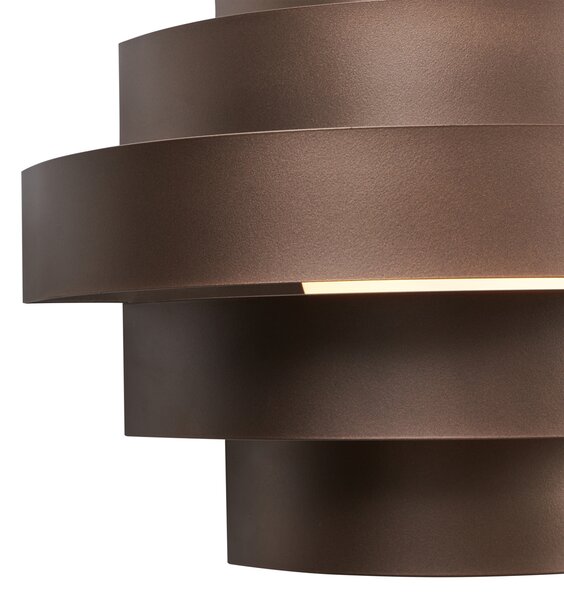 Applique moderna bronzo con LED dimmerabile a 3 livelli - Lines