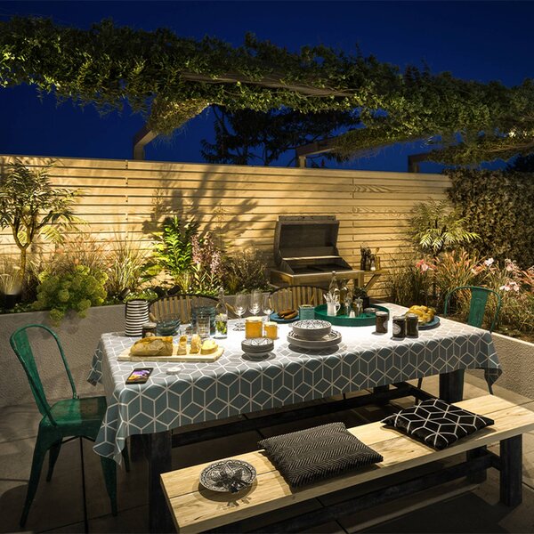 Philips applique a LED solare Jivix, confezione da 2 pezzi Jivix, Nero, Plastica, Moderno, Lampada solare da esterni