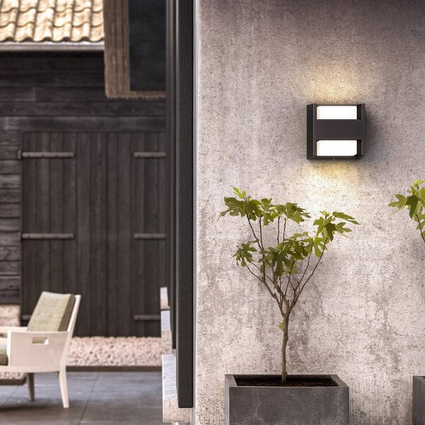 Philips Applique da esterni a LED Arbour UE, Nero, Alluminio, Moderno, Applique LED da esterni