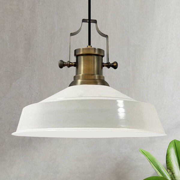 Lampada a sospensione Augusta ROYALTECH, dimmerabile, Bianco / Opale, Soggiorno / Sala da pranzo, Metallo, Vintage, Lampada a sospensione
