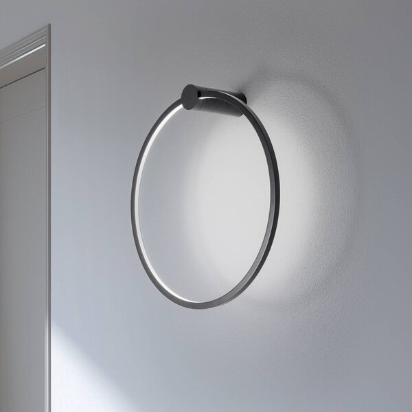 Applique da parete a LED Saturno Milagro Lighting, Nero, Soggiorno / Sala da pranzo, Alluminio, Moderno, Applique a LED