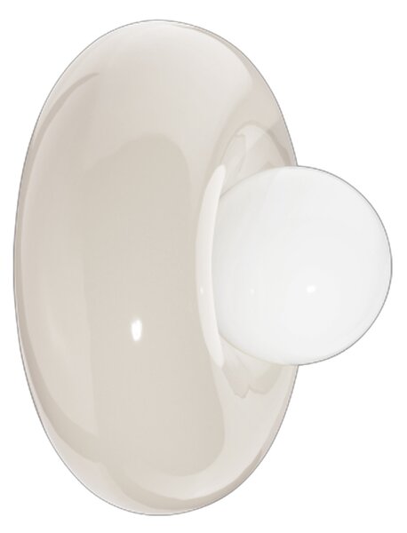Applique Vintage Decò Bumbum Ceramica Crema 1 Luce G9