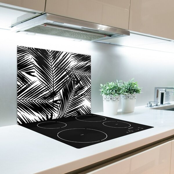 Tagliere in vetro Foglie di palma 60x52 cm