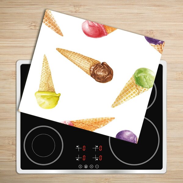 Tagliere in vetro Gelato 60x52 cm