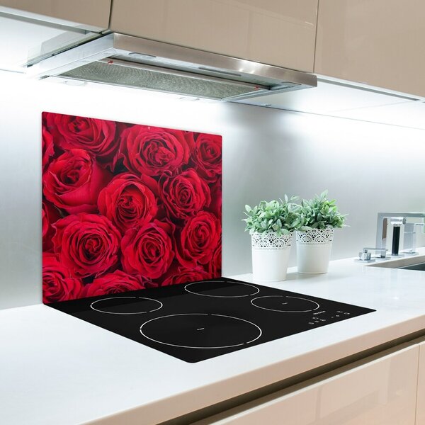 Tagliere in vetro temperato Rose 60x52 cm