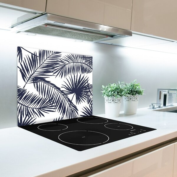 Tagliere in vetro Foglie di palma 60x52 cm