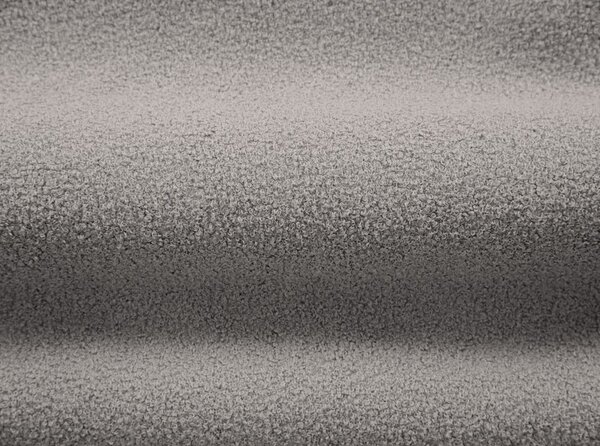Poltrona grigio chiaro in tessuto bouclé Chuck - Micadoni Home
