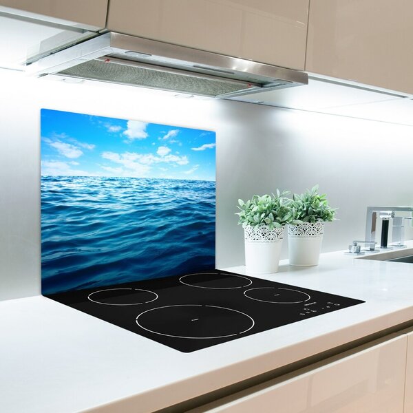 Tagliere in vetro temperato Acqua di mare 60x52 cm