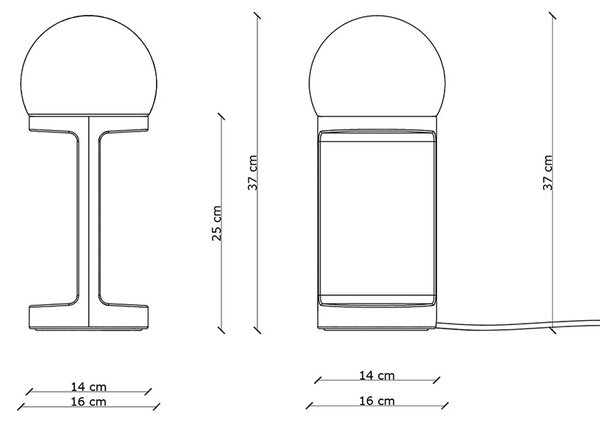 Lampada Da Tavolo Classica Habea Ceramica Giallo 1 Luce E14