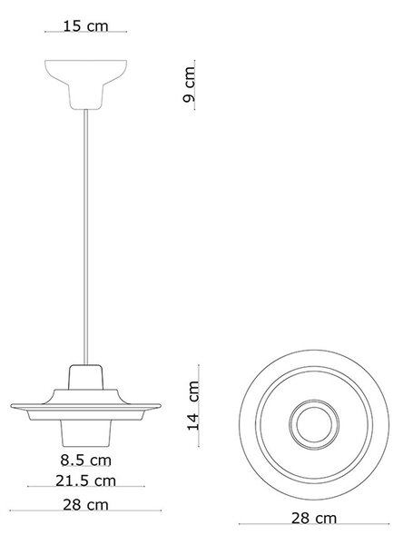 Sospensione Deco Voilà Ceramica Arancio Volpe Blu Robot 1 Luce E27