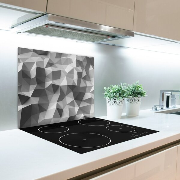 Tagliere in vetro Astrazione del triangolo 60x52 cm