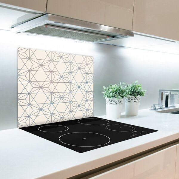 Tagliere in vetro Sfondo geometrico 60x52 cm