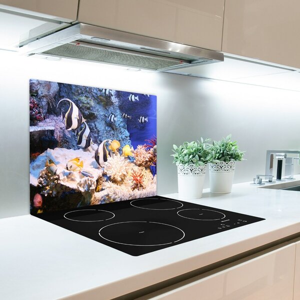 Tagliere in vetro Barriera corallina 60x52 cm