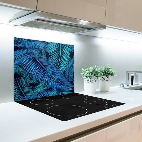 Tagliere in vetro temperato Foglie di palma 60x52 cm