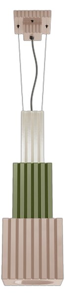 Sospensione Decò Metra Ceramica Multicolor 1 Luce G9 C2831