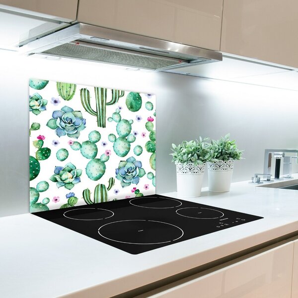 Tagliere in vetro Cactus 60x52 cm