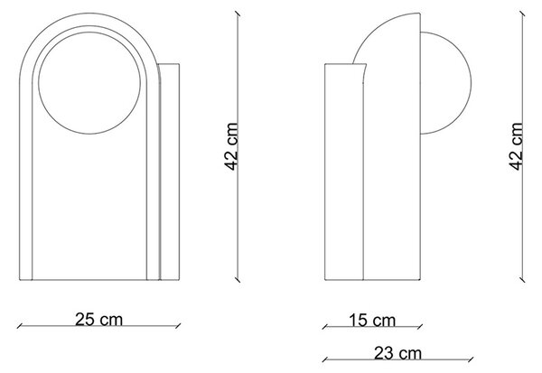 Lampada Da Scrivania Decò Cléo Ceramica Grigio Sabbia E Crema 1 Luce E27